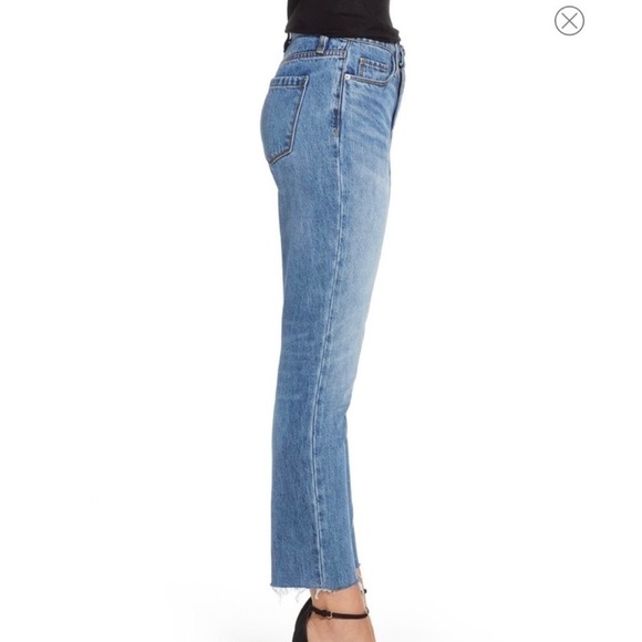 Blank NYC Madison Crop Denim Hi Rise Jean Size 26 Color: Blue - Picture 3 of 11
